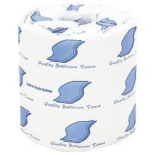 2-Ply Septic Safe Bath Tissue, White, 3" x 4-1/2" (96 Roll/Box)