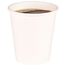 Boardwalk Poly-lined Paper Hot Cup, 10 oz, White, (1000/Box)