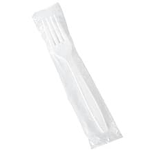 Boardwalk Individually Wrapped Medium Weight Fork, White (1000/Box)