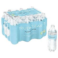 True Clear Purified Water Bottle, 16.9 oz Bottle (84 Case/Pallet)