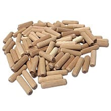 1/2" x 4" Multi-Grooved Dowel Pin, Box of 3500