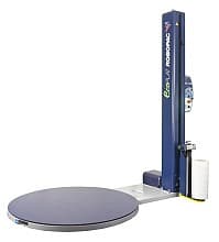Robopac Ecoplat Semi-Automatic Turntable Stretch Wrapper 110" Wrap Height