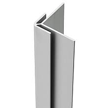 HardStop Outside Corner Trim Profile, Dark Bronze, 10'