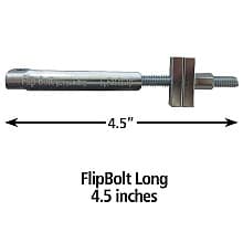 4-1/2" Countertop Connector, Zinc