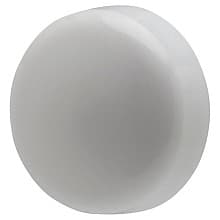 1" FastCap Screw Cover Cap, White, PVC, Box of 100