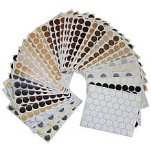 P3 Plumbing Cap, White, PVC, Box of 5