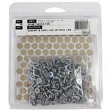 Screws and Cap for Metal Kolbe Korners, Pack of 50