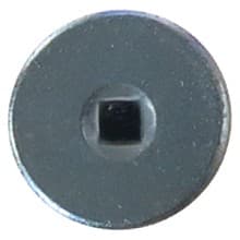 3" x 8 Power Head Square Drive Wood Screw, #10 Thread and Self-Tapping Point, Zinc, Pack of 150
