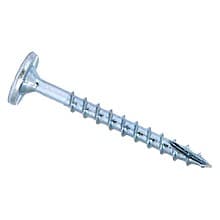 8 Power Head Torx Drive Wood Screw, #10 Thread and Self-Tapping Point, Zinc, Pack of 2 Hundred