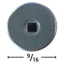 8 Power Head Square Drive Metal Screw, #10 Thread and Self-Tapping Point, Zinc, Pack of 2 Hundred