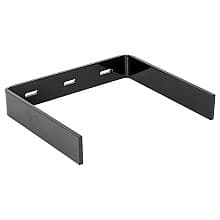 8" x 9-3/4" Small Floating Shelf Bracket, Black Finish