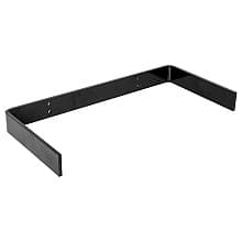 8" x 16-3/4" Medium Floating Shelf Bracket, Black Finish
