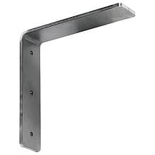 10" x 10" Freedom Hidden Countertop Bracket, Steel Finish
