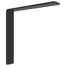 10" x 10" Freedom Hidden Countertop Bracket, Black Finish