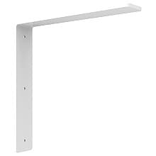 18" x 18" Freedom Hidden Countertop Bracket, Flat White Finish