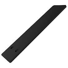 18" x 3/8" Liberty Hidden Countertop Support Plate, Gloss Black Finish