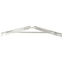 1/2" x 16" Cascata Shower Bench Bracket, Stainless Steel Finish