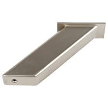 2" x 4" Noda Countertop Post Support, Steel Mist Finish
