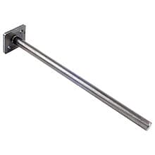 1-3/4" x 10" Floating Shelf Support Rod, Black Finish