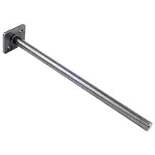 1-3/4" x 6" Floating Shelf Support Rod, Steel Finish