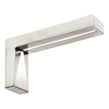 8" x 4" Lumiere Lighted Countertop Support, Stainless Steel Finish