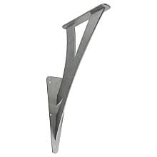 2" x 10" Valencia Bar Top Support, Stainless Steel Finish