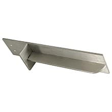 8" x 2" Carrier Granite Countertop Bracket, Stainless Steel Finish