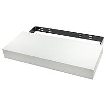 10" x 24" Classic MDF Floating Shelf System, White Finish