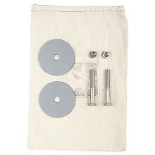 Counter Mount Bearing Plate Kit, Galvanized Finish