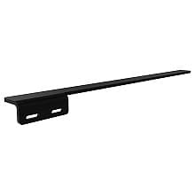 1-1/2" x 24" Harmony Left Hidden Countertop Bracket, Black Finish