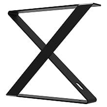 3" x 20-1/2" Indera Bench Support Leg, Black Finish