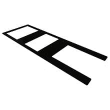 12" x 36" Provencial Hidden Cabinet Bracket, Black Finish