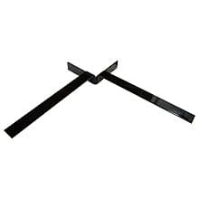 12" x 2" Independence Hidden Corner Bracket, Black Finish