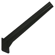 5" x 18-3/4" Floating Desk Bracket, Black Finish