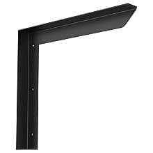 16" x 16" Carolina Floating Vanity Support, Flat Black Finish
