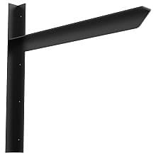 24" x 24" Carolina Extra Large Floating Vanity Support, Flat Black Finish