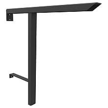 32" x 31-5/8" Braila ADA Countertop Support Bracket, Black Finish