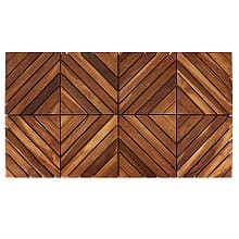 35-1/2" Baro Teak Shower Mat