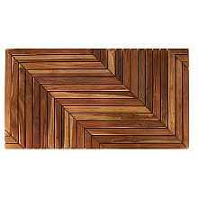 35-1/2" Bombora Teak Shower Mat