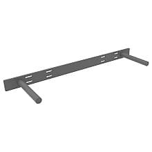 10" x 22-1/2" Floating Shelf Support Rod Bracket, Steel Finish