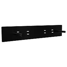 6" x 27-1/2" Accent Floating Shelf Bracket, Black Finish