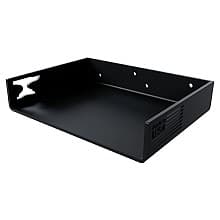 5-1/2" Concealed Storage Floating Shelf Bracket, Black