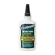 Titebond® Instant Bond Wood Glue, Clear, 4 oz Bottle