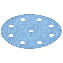 5" Hook & Loop 9 Holes Abrasive Granat D125 Sanding Disc, Aluminum Oxide on Paper (100/Pack)