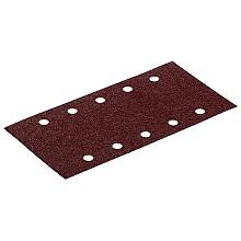 228mm x 115mm 60 Grit 10 Holes Abrasive Rubin 2 Sanding Sheet, Aluminum Oxide (50/Pack)