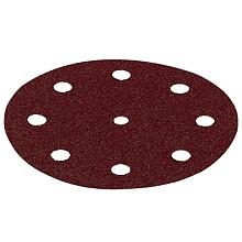 5" Hook & Loop 9 Holes Abrasive Rubin 2 D125 Sanding Disc, Aluminum Oxide on Paper (10/Pack)