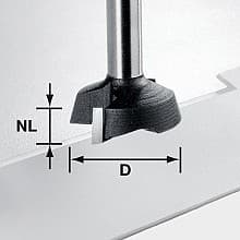 KA 65 Plane Router Bit for Conturo Edge Banding