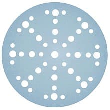6" Hook/Loop 48 Holes Abrasive Granat D150 Sanding Disc, Aluminum Oxide on Paper (50/Pack)