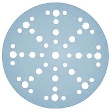 6" Hook/Loop 48 Holes Abrasive Granat D150 Sanding Disc, Aluminum Oxide on Paper (50/Pack)