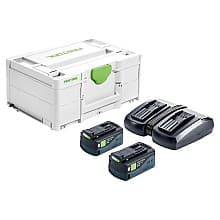 18V 5.0Ah Battery/Charger Starter Pack With Duo Charger/Systainer